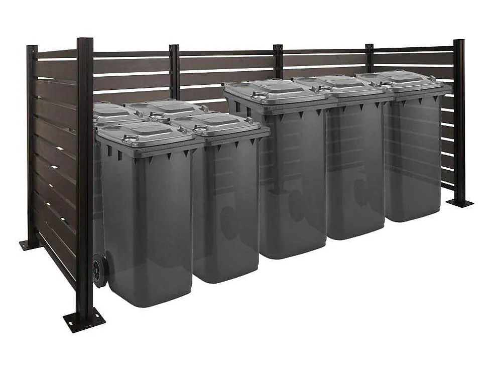 Aluminium Afvalemmerhek Mcw-K57, Grijs
