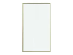 Badscherm Goudkleurig Industriele Stijl 80 X 140 Cm Gehard Glas Bradenton