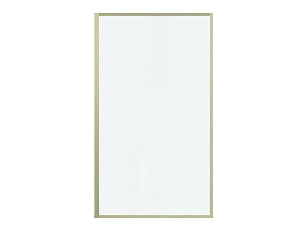 Badscherm Goudkleurig Industriele Stijl 80 X 140 Cm Gehard Glas Bradenton