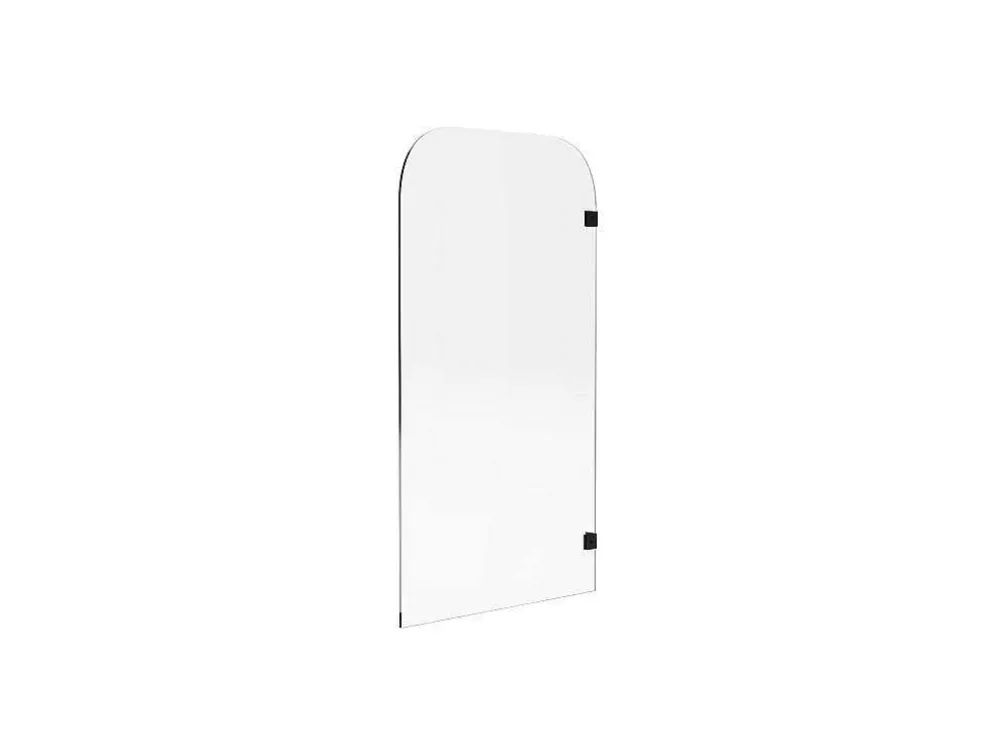 Badscherm In Industriele Stijl Met Afgeronde Hoeken - 80 X 140 Cm - Timour