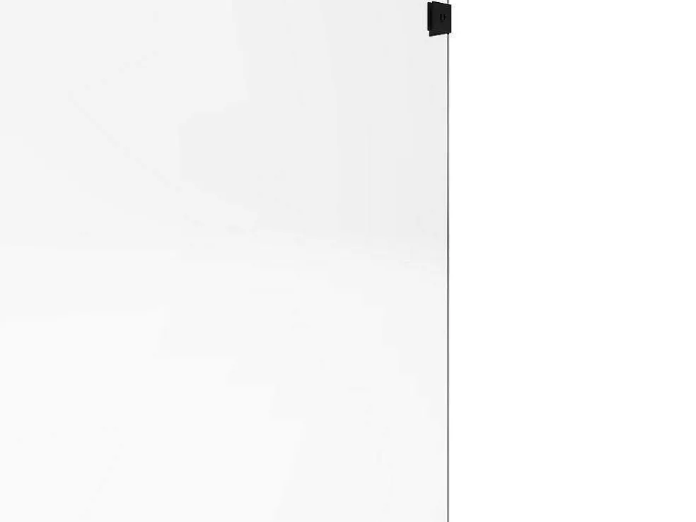 Badscherm In Industriele Stijl Met Afgeronde Hoeken - 80 X 140 Cm - Timour