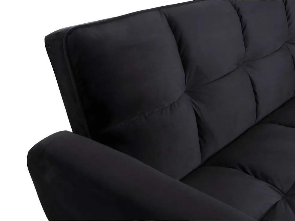 Bank Mcw-K19, Fluweel Zwart