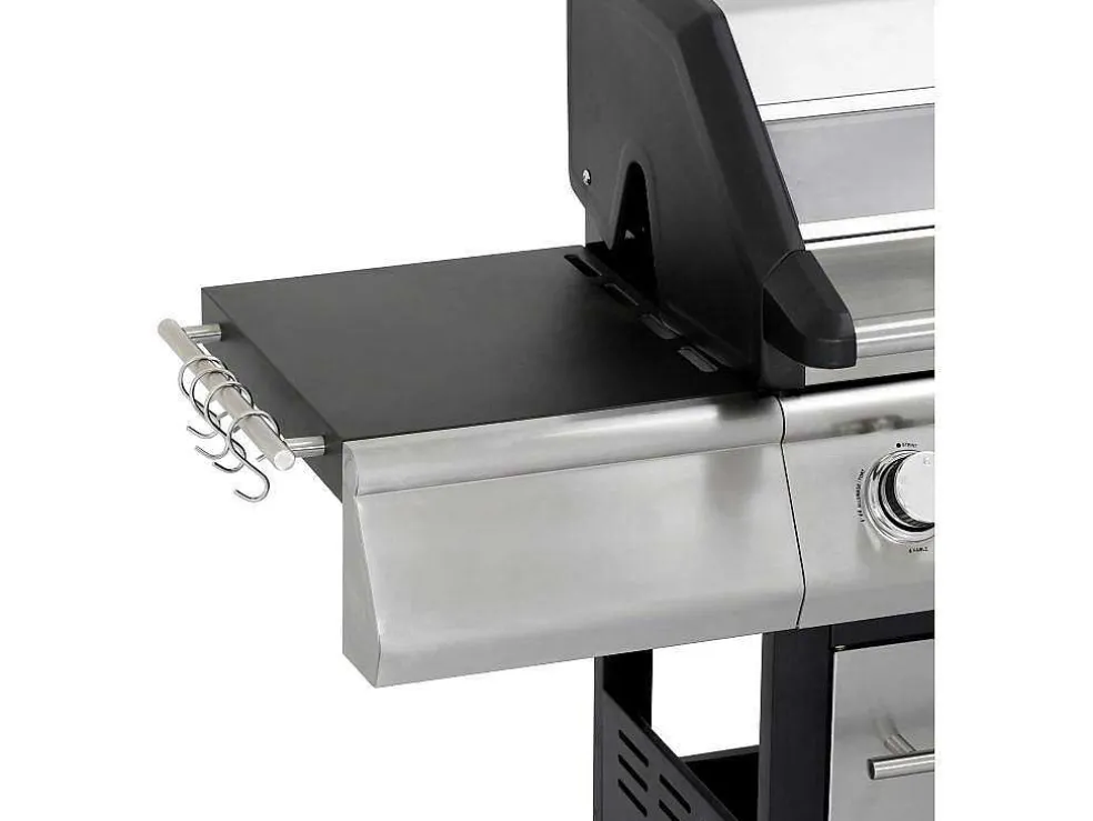 Barbecue Op Gas Met 4 Branders, 1 Rechaud Aan De Zijkant En 1 Grill 148 X 56 X 121 Cm - Roasty