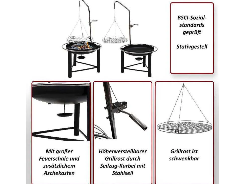 Bbq Draaigrill Mcw-K92,