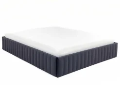 Bedbodem Met Opbergruimte 140 X 190 Cm Van Grijs Velours - Sethi Van Dreamea