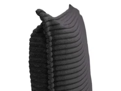 Bedhoofd 180 Cm - Ribfluweel - Antraciet Grijs - Ambrilia
