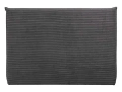 Bedhoofdeinde 160 Cm - Corduroy Fluweel - Antraciet Grijs - Ambrilia