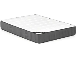 Bed Met Opbergruimte 180 X 200 Cm - Ribfluweel - Beige + Matras - Timano