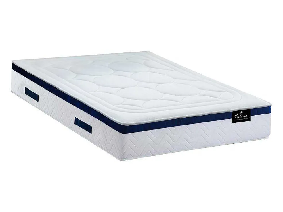 Bedset 140 X 190 Cm - Witte Bedbodem Met Opbergruimte + Matras Met Pocketveren - Marquis Van Dreamea Play
