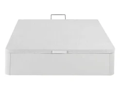 Bedset 160 X 200 Cm - Witte Bedbodem Met Opbergruimte + Matras In Schuim Met Hoge Dichtheid - Heaven Van Dreamea Play