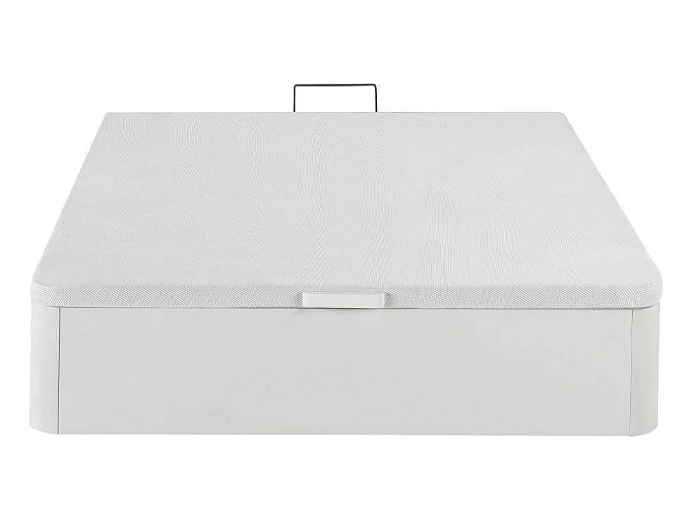 Bedset 160 X 200 Cm - Witte Bedbodem Met Opbergruimte + Matras In Schuim Met Hoge Dichtheid - Heaven Van Dreamea Play