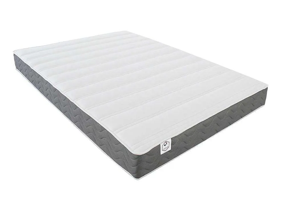 Bedset 160 X 200 Cm - Witte Bedbodem Met Opbergruimte + Matras In Schuim Met Hoge Dichtheid - Heaven Van Dreamea Play
