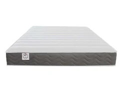 Bedset 160 X 200 Cm - Witte Bedbodem Met Opbergruimte + Matras In Schuim Met Hoge Dichtheid - Heaven Van Dreamea Play