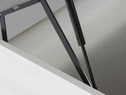 Bedset 140 X 190 Cm - Witte Bedbodem Met Opbergruimte + Matras In Schuim Met Hoge Dichtheid - Heaven Van Dreamea Play