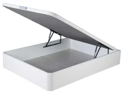 Bedset 140 X 190 Cm - Witte Bedbodem Met Opbergruimte + Matras Met Pocketveren - Prestige Van Ysmee Play