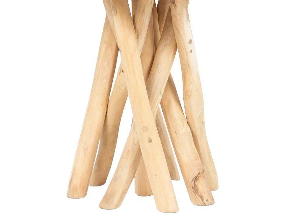 Bijzettafel Van Teakhout - Kleur: Naturel - Gayana
