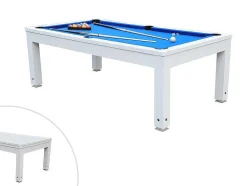Biljart Snooker Tafel Moduleerbaar - Regelbare Hoogte - 207 X 114 X 79 Cm