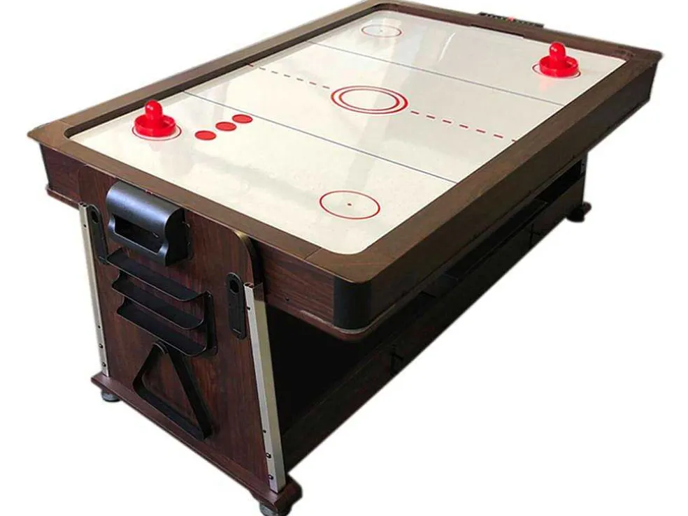 Biljarttafel 7 Voet Multi-Game Blauw Air Hockey + Tennistafel Stark