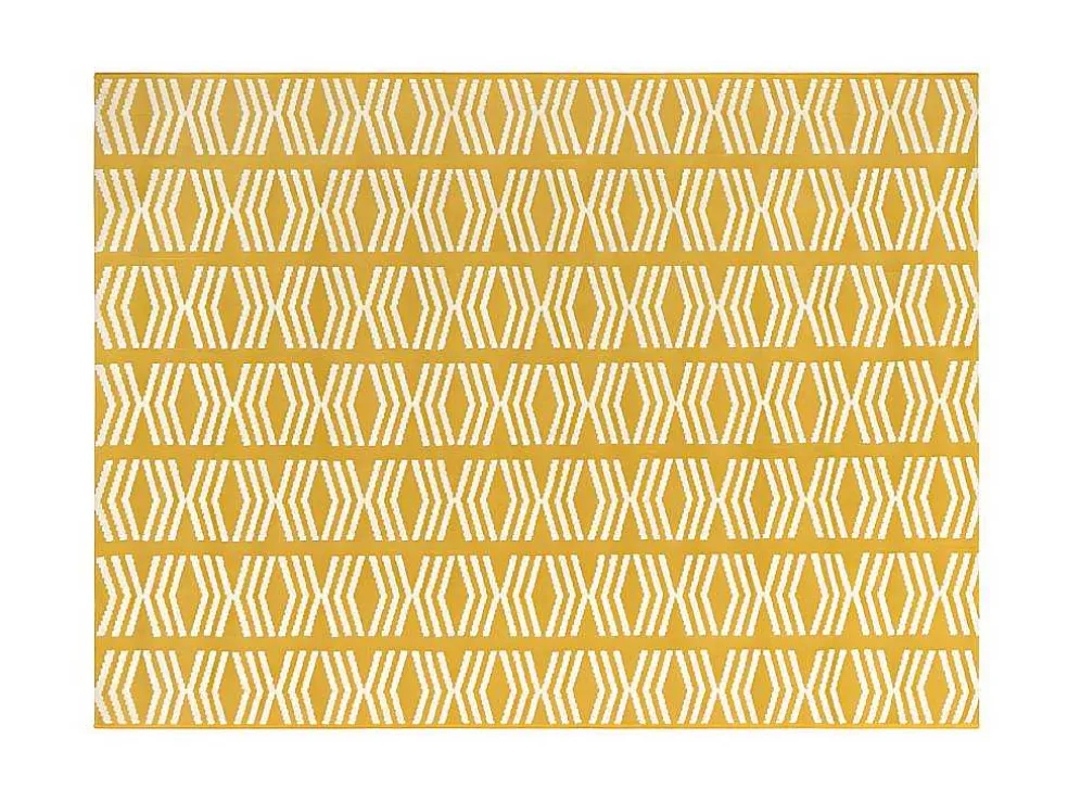 Binnen- Of Buitentapijt Etnische Stijl Grenada - 150 X 200 Cm - Geel