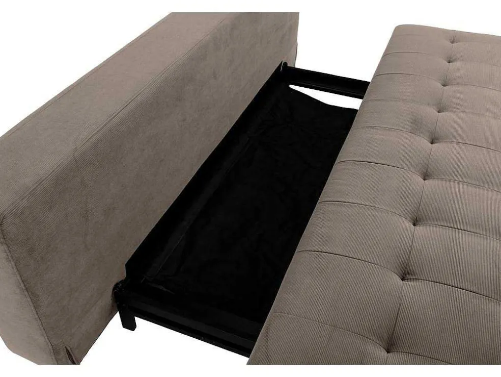 Blake Slaapbank Incl. 2 Kussens Beige, Rokerig.