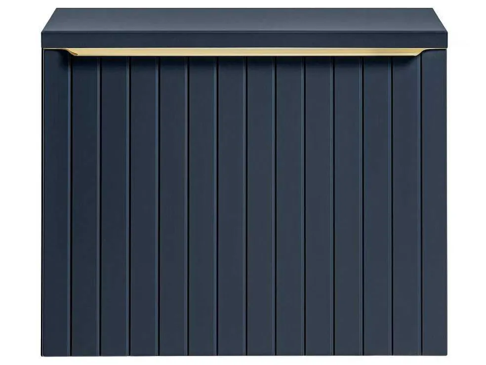 Blauw Gestreept Onderbouw Wastafelmeubel - 60 Cm - Josepha