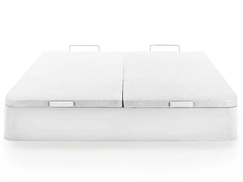 Boxspring - 180 X 200 Cm - Wit Mat - Hestia Van Ysmee