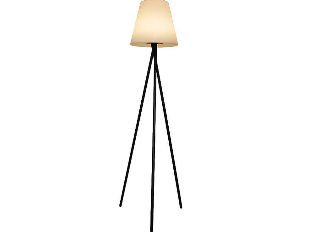 Buitenlamp Op Voet Met Led-Verlichting Leddy - Metaal - H150 Cm - Veranderende Kleuren