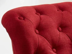 Chaise Longue - Hoek Rechts - Anouk Van Stof - Rood