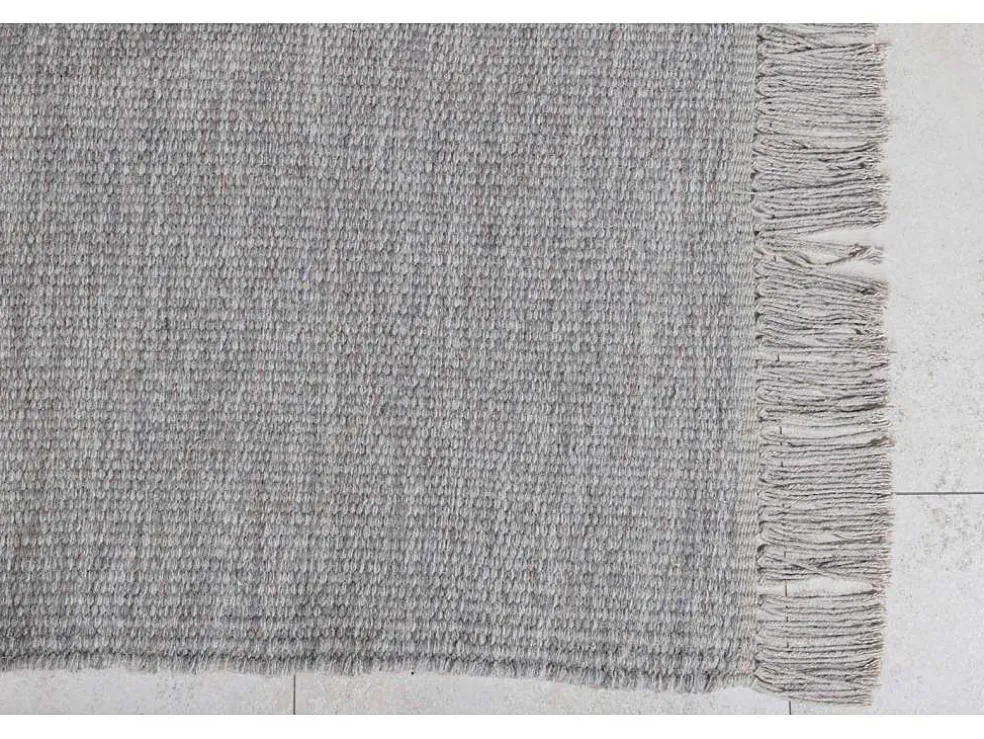Cyrus Vloerkleed 300X200 Cm Wol Grijs.