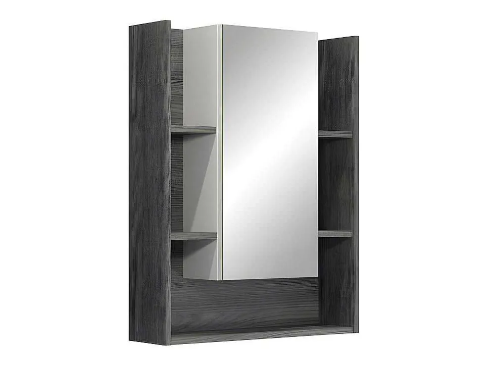 Daily Spiegelkast 1 Deur, 5 Planken, Wit.