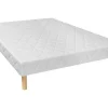 Decoratief Gewatteerde Bedbodem Met 14 Multiplex-Latten Panacea Van Dreamea - Wit - 140X190 Cm