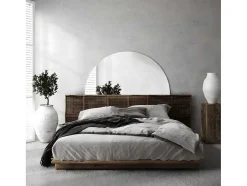Decoratieve Halfcirkel Wandspiegel 1/2 O60
