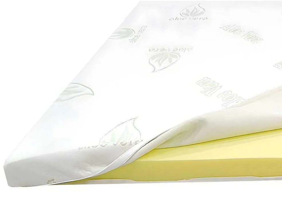 Dekmatras Luxe Met Vormgeheugen Aloe Vera Van Naturea - 140 X 190 Cm