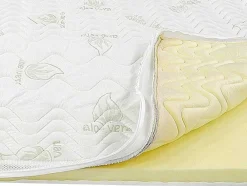 Dekmatras Met Vormgeheugenschuim Aloe Vera Van Naturea - 140 X 190 Cm