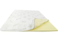 Dekmatras Met Vormgeheugenschuim Aloe Vera Van Naturea - 160 X 200 Cm