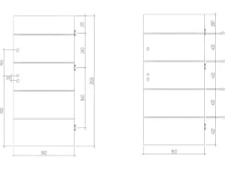 Deur Van Massief Staal En Inox H.207 X B.100 Cm Antraciet - Links Duwen - Naxara