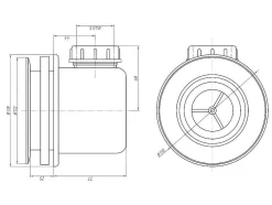 Douchebak Lyros Inclusief Sifon - 1600 X 800 X 40 Mm - Zwart