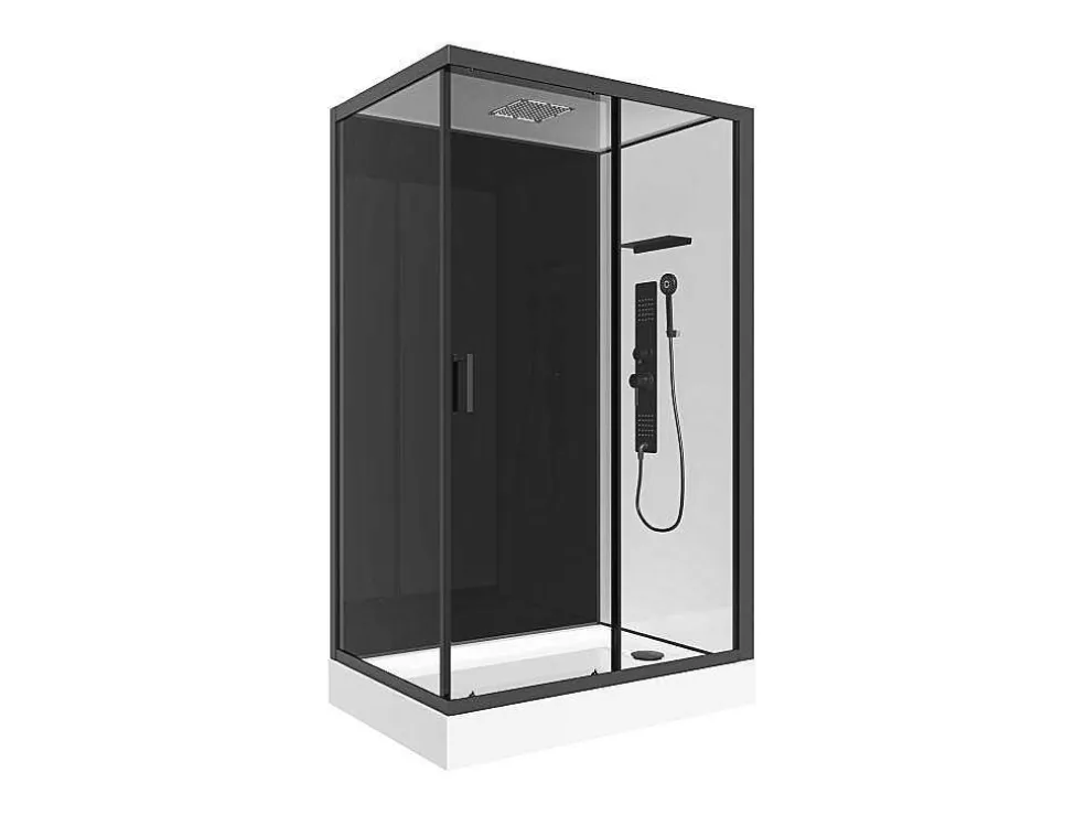 Douchecabine Massagefunctie - Omkeerbare Installatie - L110 X B80 X H215 Cm - Fomira
