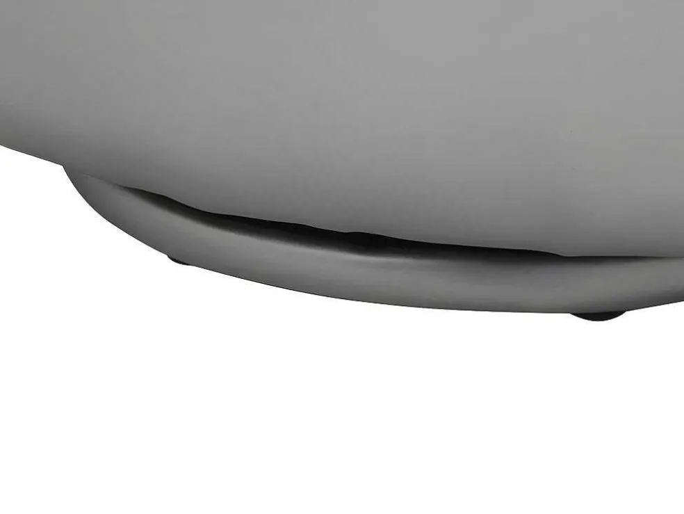Draaiende Fauteuil Catchy Van Kunstleer - Zilverkleurig