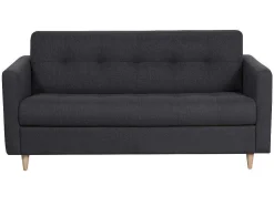 Driezits Express Bedbank Van Stof Ganoa - Antraciet