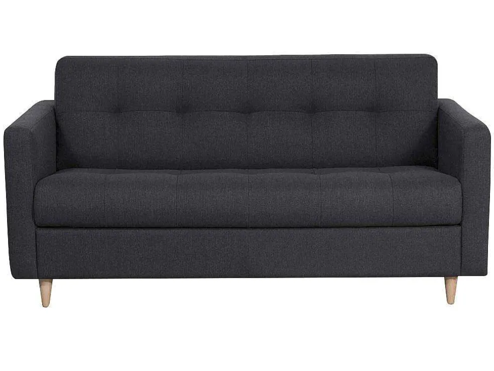 Driezits Express Bedbank Van Stof Ganoa - Antraciet