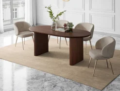 Eettafel 8 Plaatsen Van Mangohout - Naturel - Nevili