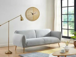 Eigentijdse Wandklok Bossifa - D. 40 Cm - Natuurlijke Kleur