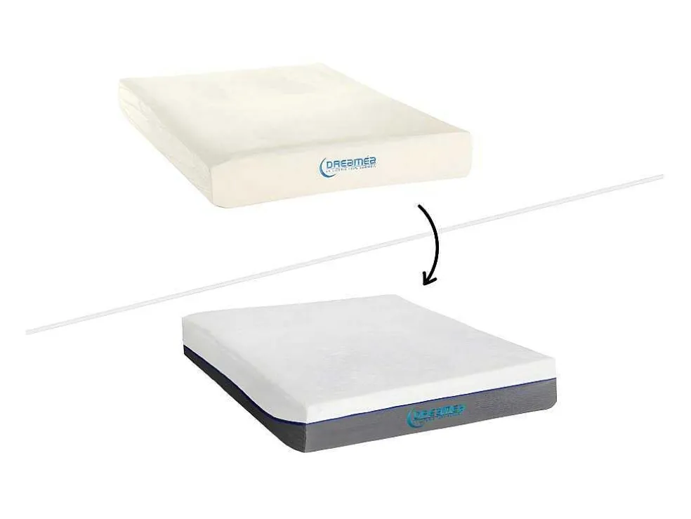 Elektrische Bed - Bedbodem En Matras - Met Vormgeheugen Jimbaran Ii Van Dreamea - Motor Okin - 140 X 200 Cm