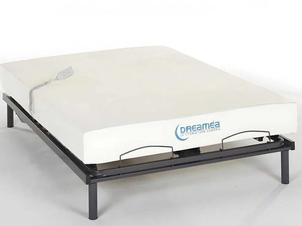 Elektrische Bed - Bedbodem En Matras - Met Vormgeheugen Jimbaran Ii Van Dreamea - Motor Okin - 140 X 200 Cm