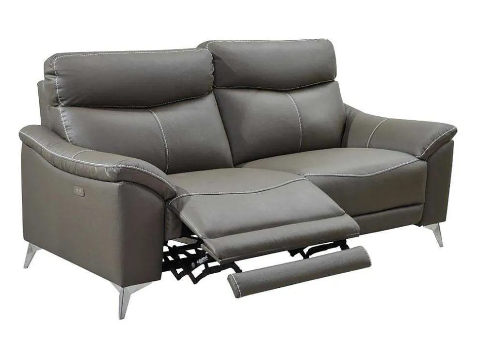 Elektrische Driezits Relaxbank Van Leer Metronomya - Taupe