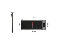 Elektrische Loopband Met Lcd -Display Voor Oefening Van Het Thuiskantoor
