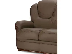 Fauteuil Adelaide - 100% Buffelleer - Taupe
