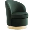 Fauteuil Sanela Van Fluweel - Spargroen