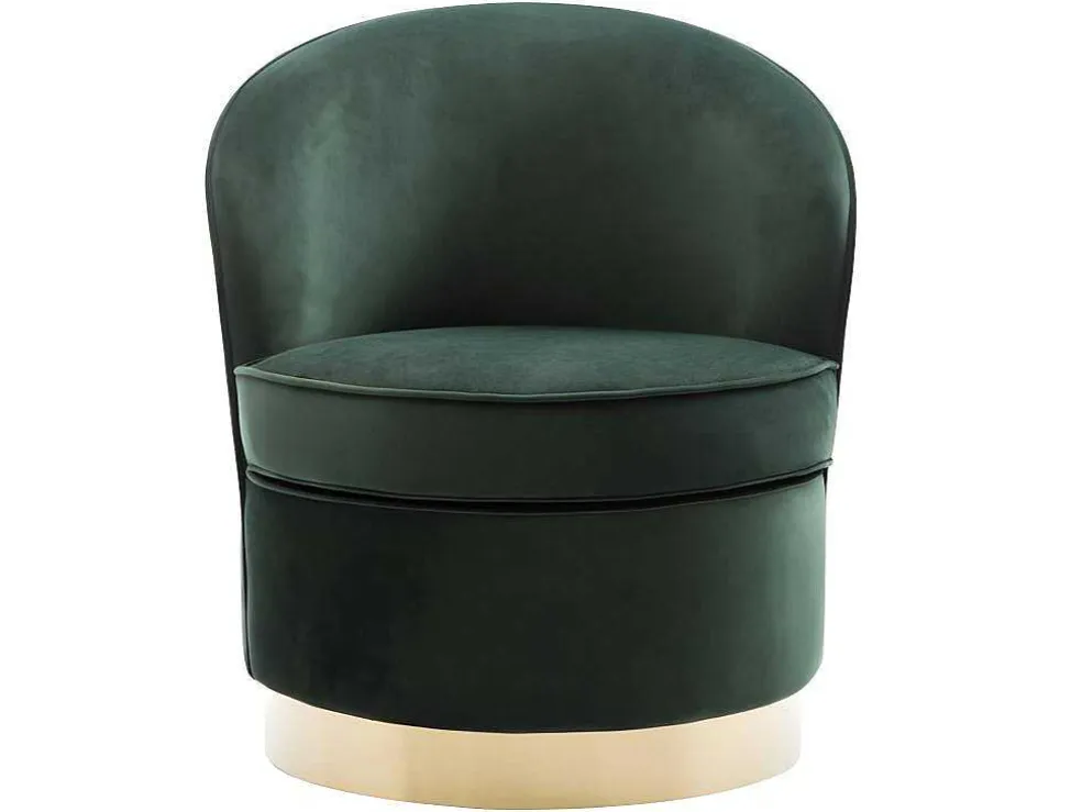 Fauteuil Sanela Van Fluweel - Spargroen